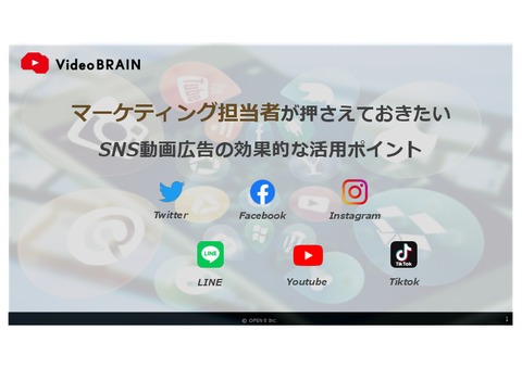 SNS動画広告の効果的な活用ポイント