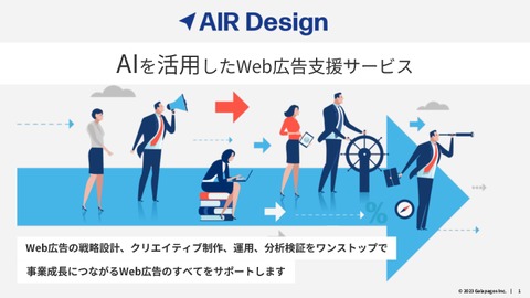 【データ×マーケ】広告デザイン制作・改善サービス AIR Design